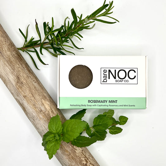 Rosemary Mint Natural Bar Soap – Refreshing and Clarifying