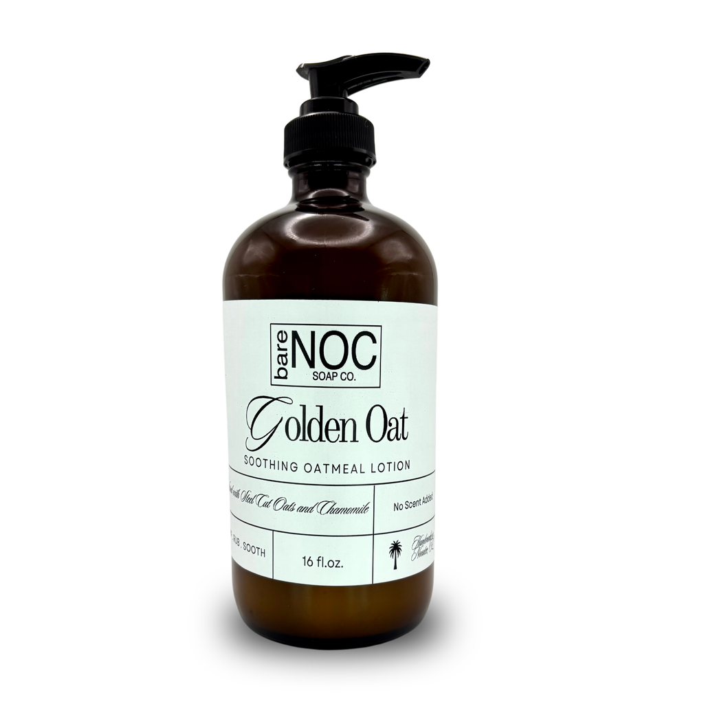 Golden Oat Natural Lotion – Soothing Hydration for Sensitive Skin - 16oz